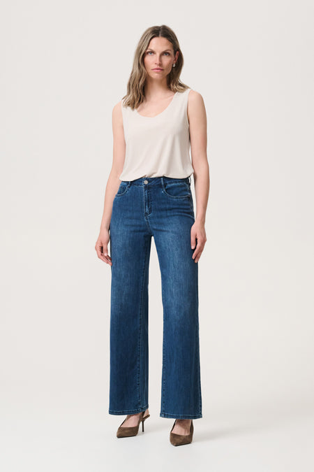 Jeans mit weitem Bein