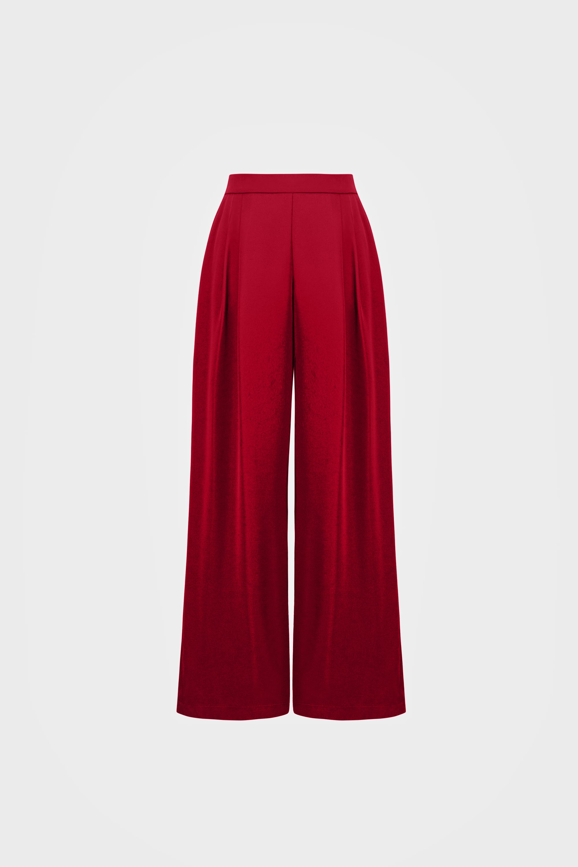 Recycled Satin Wide-Leg Pants - Joseph Ribkoff